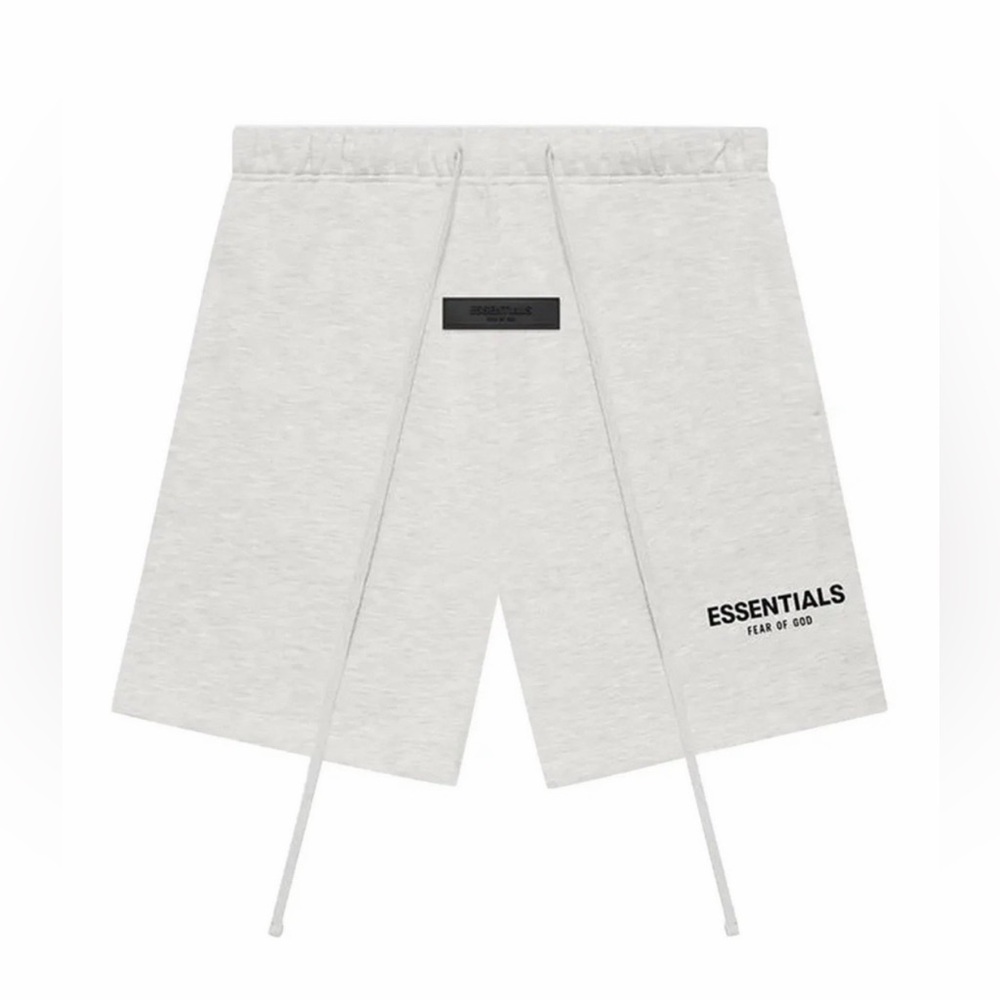 Fear of God Essentials Light Heather Gray Shorts